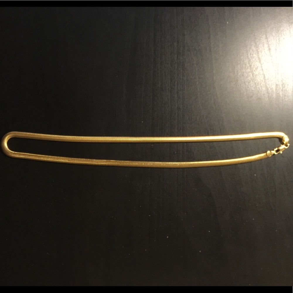 SOLD 18” Long 5mm Wide 9k Yellow Gold Filled Chain - Picture 1 of 3